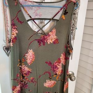 Cute floral tank